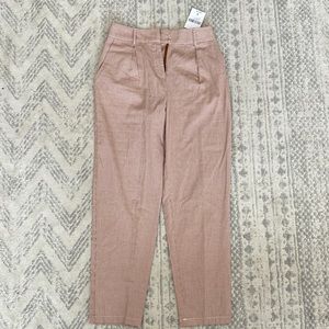 Color-Rust/Ivory Woven Pants